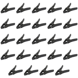 Lot of 24-6" inch Spring Clamp Large Super Heavy Duty Spring Metal All Black - 2.5 inch Jaw opening