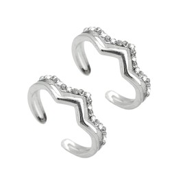 Ymimanchil To My Daughter Highs and Lows Inspirational Ring Mother Daughter Rings Highs and Lows Ring for Mother Daughter Wave Rings to My Daughter Gift (B)