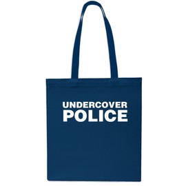 Undercover Police Tote Shopping Gym Beach Bag 42cm x38cm, 10 litrest-Small-Navy
