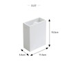 ideaco SB Stand Flushable Toilet Brush Stand, White