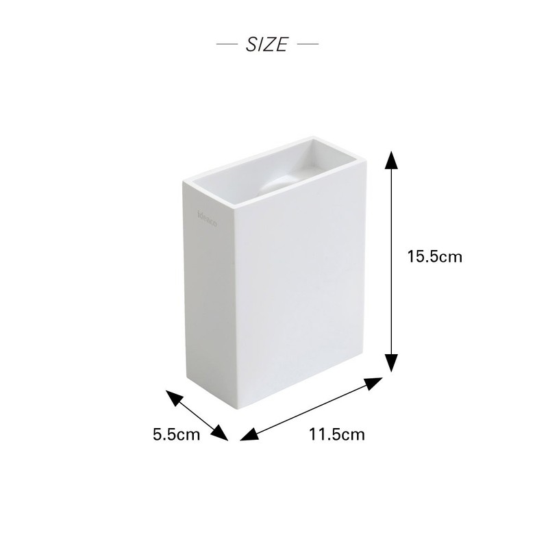 ideaco SB Stand Flushable Toilet Brush Stand, White