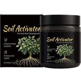 Soil Pro Activator,200G Soil Activator for Plants,Soilactivator for Fruit Trees-Promotes Root Growth & Nutrient Uptake for Garden,Lawns,Indoor & Outdoor Plants (1pc)