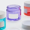 24Pack 2oz Round Colorful Glass Storage Jars with Lids and