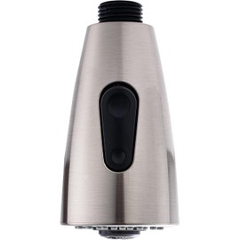 Cabezal de rociador para grifo de cocina, boquilla de 3 funciones, conector G1/2, extraíble hacia abajo y hacia afuera, manguera de grifo de cocina, rociador con filtro, cabezal de rociado para