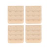 Closecret Women Beige Bra Extender 3 Hook Brassiere Straps Extension