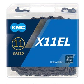 KMC Unisex's X11el Chain, Black, 118 Link