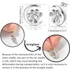 Stud Earrings for Women Sterling Silver - Hypoallergenic Paw Earrings