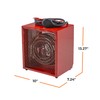 Comfort Zone 4,800W Electric Fan-Forced Industrial Space Heater for Garage