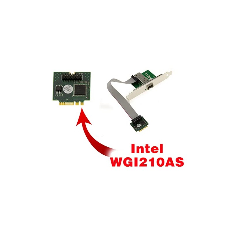 KALEA-INFORMATIQUE M2 E A Key SFP Fibre Gigabit LAN Ethernet