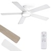 48 Inch Ceiling Fans with Lights and Remote,Outdoor Indoor Modern