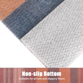 Shower Mat Bathtub Mat Non-Slip - 16x39 Inch, Soft Comfort Bath Mat with Drainage Holes, PVC Loofah Massage Bathmat for Shower, Tub, Bathroom, Wet Areas, Quick Drying