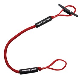 Extreme Max 3006.3288 BoatTector Bungee Dock Line Value 4-Pack - 6', Red