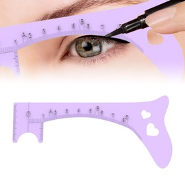 Eyebrow Template Women Guide Eyebrow Eyebrow Mapping Ruler Eyebrow Measuring Eye Makeup Aid Easy To Draw Eyebrow Eyebrow Guide for Clear Eyebrow Lip Line for Beginners Makeup Tools (For Women)