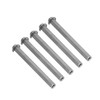 5Pcs Long Rod Nut Hex Coupling Female Threaded Straight Bar