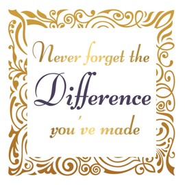 Never Forget The Difference You've Made: Message Book for Retirement Party and Leaving Work, Signature and Special Message Keepsake, Perfect Gift For Someone Who is Retiring
