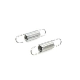 Motoforti 2pcs 6cm Length Silver Tone Brake Pedal Return Spring for Motorbike Long-lasting