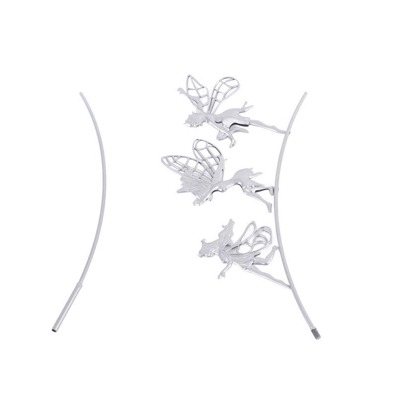 Walking Fairy Flower Statue Garden Fairy Flower Decorative Stake Patio