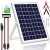 SOLPERK 10W Solar Panel，12V Solar Panel Charger Kit+8A Controller，Suitable for