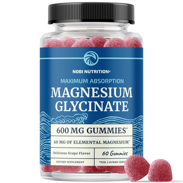 Magnesium Glycinate Gummies 600MG | Sleep, Calm & Relaxation Support