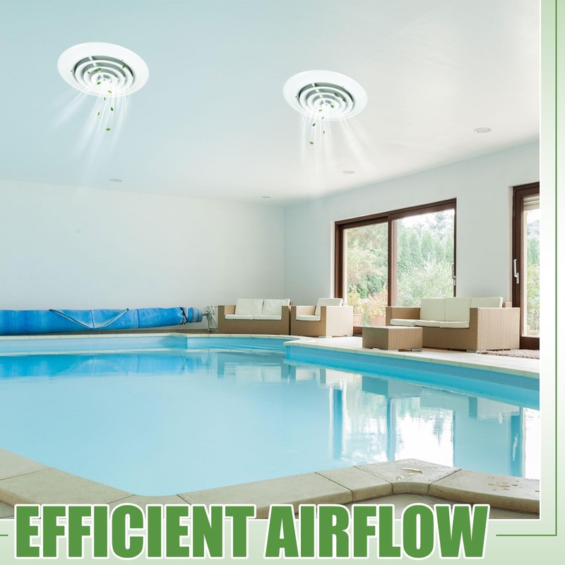 Therwen 2 Set 6 Inch Round Vent Cover Ceiling Diffuser
