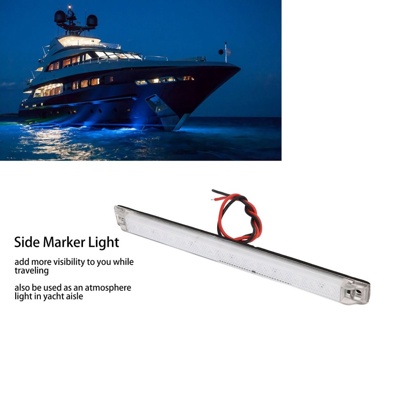 2 Pcs Side Marker Light 12V DC IP65 Waterproof LED