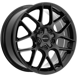 Motiv 435B Foil Gloss Black Wheel (18 x 8. inches /5 x 114 mm, 42 mm Offset)