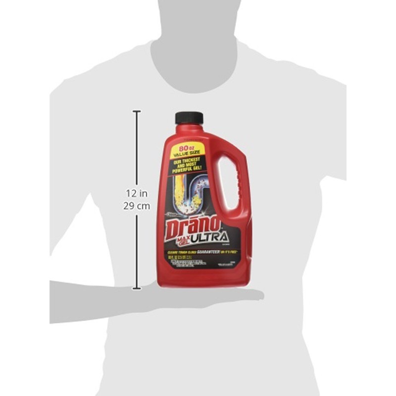 Drano Max Gel Clog Remover, 160 Fluid Ounce