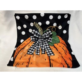 Unbranded LED Light Fall Pumpkin Soft Throw Pillow Cover 18x18” Fall Holiday Home Decor