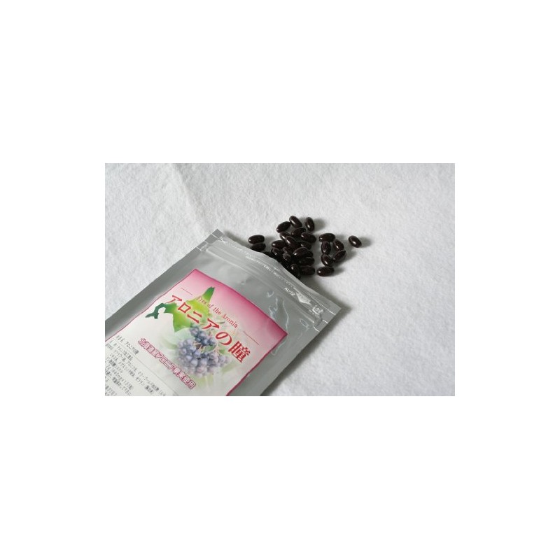 Hokkaido Supplement, Aronia Eyes (Alonia Supplement), 1 Bag (155 Tablets)