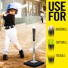 PLAYAPUT Portable Batting Tee for Baseball/Softball, Height Adjustment from 25-37