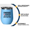 Forensic Blue Edition Wine Tumbler 12oz - My Day Start