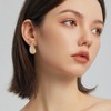 TOFBS Earrings for Women Waterdrop Drop with Diamond Earrings Chunky