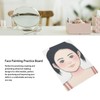 Makeup Practice Face, 2-Piece Washable Reusable Makeup Practice Board for