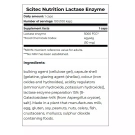 LACTASE ENZYME 100-300 Caps. Fast Acting Lactose Intolerance Dietary Supplement