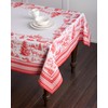 Maison d' Hermine Winter Jouy 100% Cotton Tablecloth for Kitchen