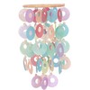 GURU SHOP Round Shell Wind Chime – Colourful, Multicoloured, Shell