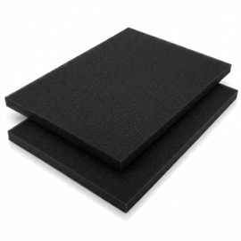 Air Filter Foam 300 x 210 x 5 mm Air Filter Mat Air Filter Foam Air Filter Insert Universal for Cutting Air Filter Motorcycle Scooter Lawn Mower Chainsaw Pack of 2