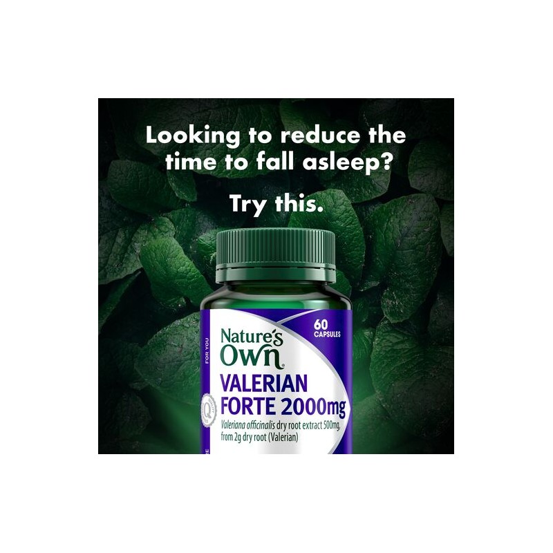 Nature's Own Valerian Forte 2000Mg 60 Capsules