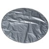 Round 6' Diameter Heavy Duty Silver/White Poly Tarp - 12