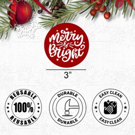 Small Christmas Stencils for Painting on Wood 3” Reusable Christmas Stencil for Crafts Holiday Drawing Templates for Tier Tray Christmas Tree Decor