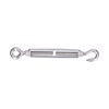 5Pcs Turnbuckle Hook and Eye Wire Rope Tension 304 Stainless
