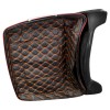HCMOTORKU Orange Trunk Insert Carpet Liner For Harley King Tour