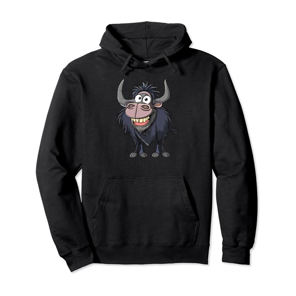 Funny Happy Cartoon Animal Character Pullover Hoodie