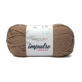 WOAFashions Impulse Hand Knitting & Crochet Yarn (Wood Brown) (100gms / 3.5oz)