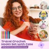 RealPlus 108PCS Crochet Kit for Beginners, 14 Sizes Crochet Hooks,
