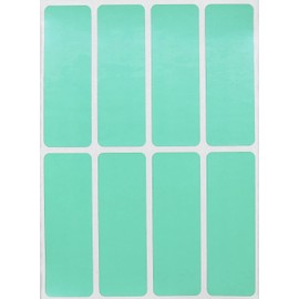 Royal Green 120 Pack Rectangle Stickers Colour Coded Stickers for Organizing, Moving and Shipping, 3 x 1 Inch, Writeable Labels and Labels for Home, Office and School Projects (Pastel Green)