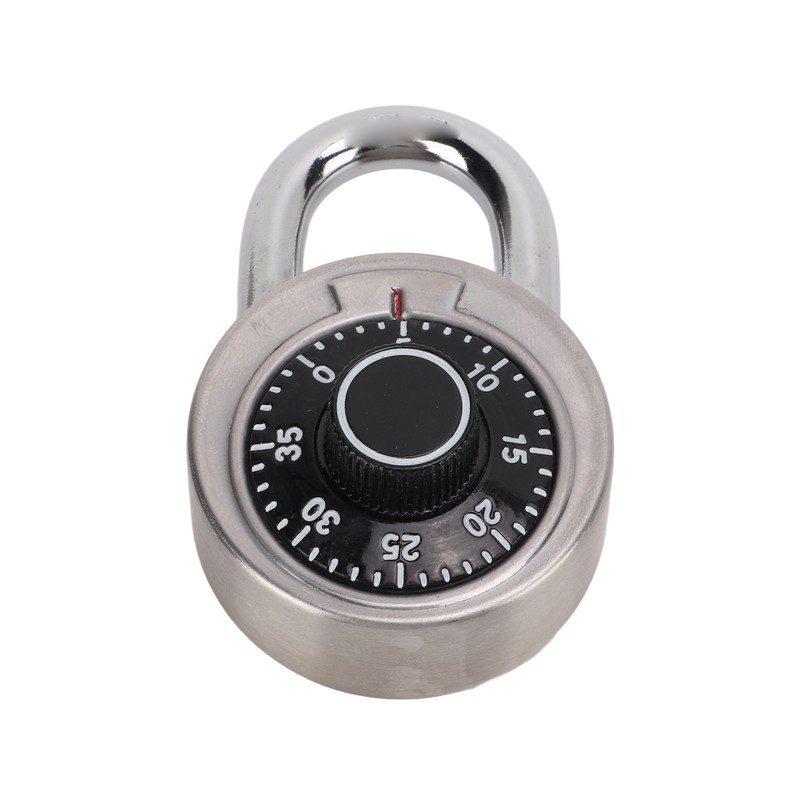 Dial Combination Lock Heat Treatment Hardened Steel Security Waterproof for