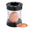 Zernblend Egg Slicer, Black Egg Opener, Egg Separator, Egg Peeler,