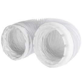 SPARES2GO Vent Hose & Adaptor Kit For Indesit Tumble Dryer (2 Metres, 4'' Fitting)