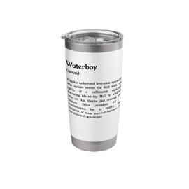 Funny Waterboy Hydration Specialist Definition Stainless Steel Insulated Tumbler